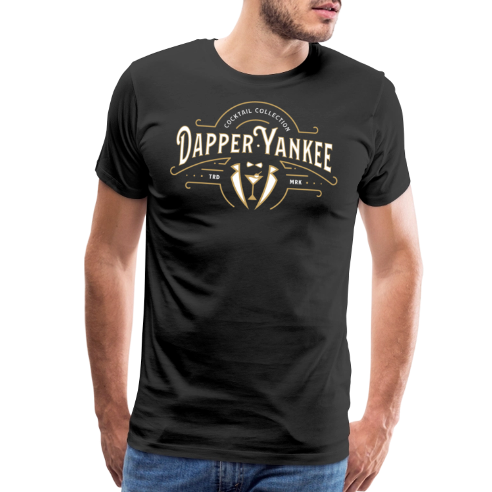 Dapper Yankee Cocktail Collection Men's Premium T-Shirt - black