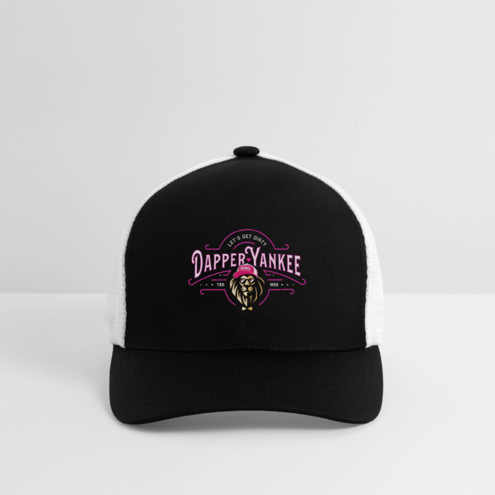 Player Logo Fitted Cap - black/white