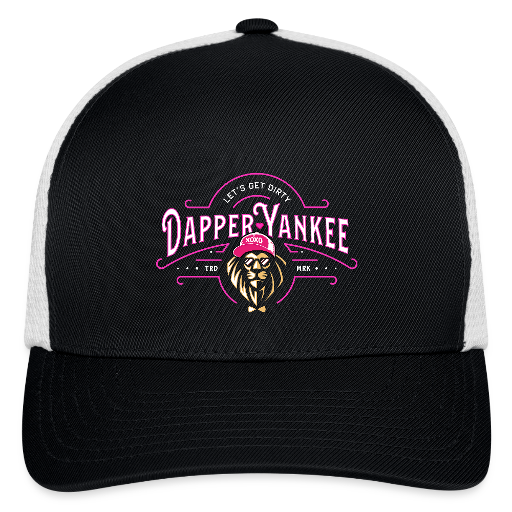 Player Logo Fitted Cap - black/white