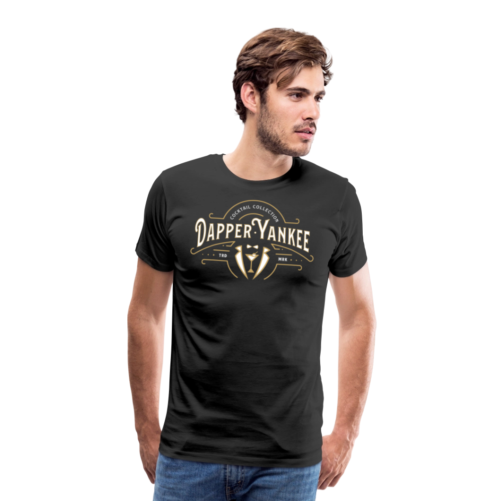 Dapper Yankee Cocktail Collection Men's Premium T-Shirt - black