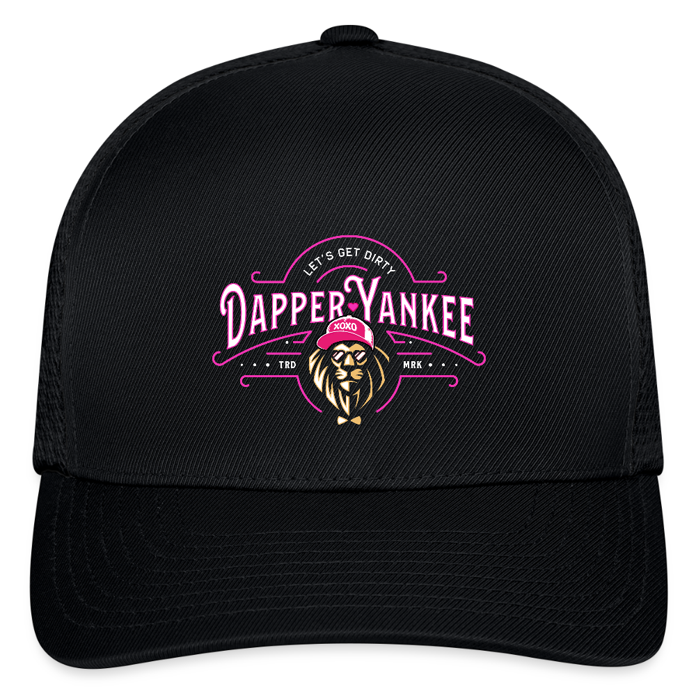 Player Logo Fitted Cap - black