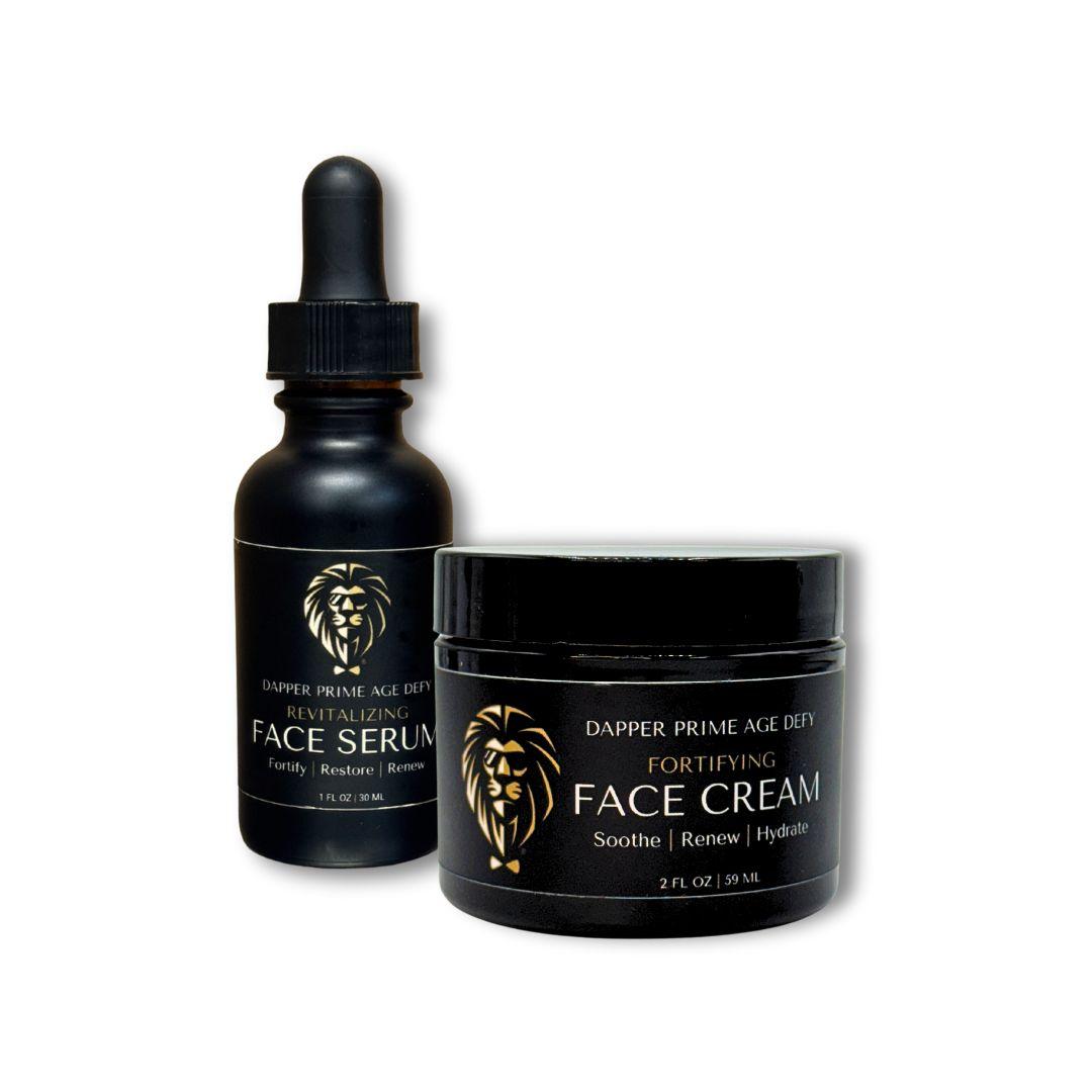Dapper Prime Revitalizing Face Serum + Fortifying Face Cream - Dapper Yankee