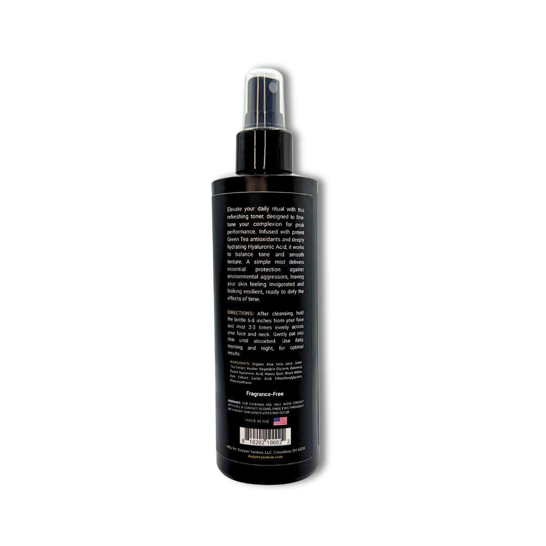 green tea and hyaluronic face toner - dapper yankee
