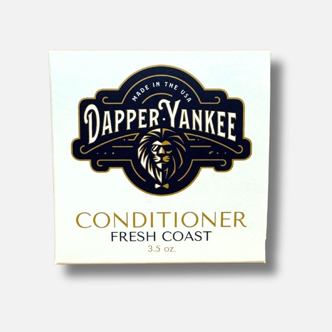 Dapper Yankee Fresh Coast conditioner packaging on a white background