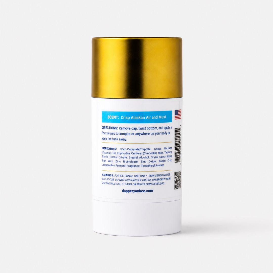 Glacier Ridge natural deodorant Dapper Yankee