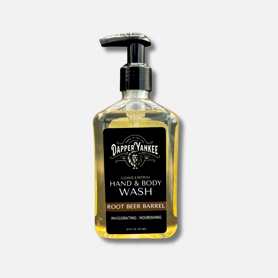 root beer barrel hand and body wash - Dapper Yankee
