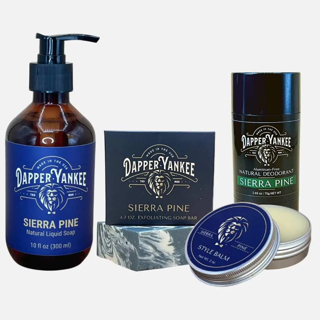 http://dapperyankee.com/cdn/shop/files/Sierra-Pine-Soap-Bundle-Dapper-Yankee-1690924356977_92680a24-bcee-4e73-8d48-780963e2e19b.jpg?v=1692261572