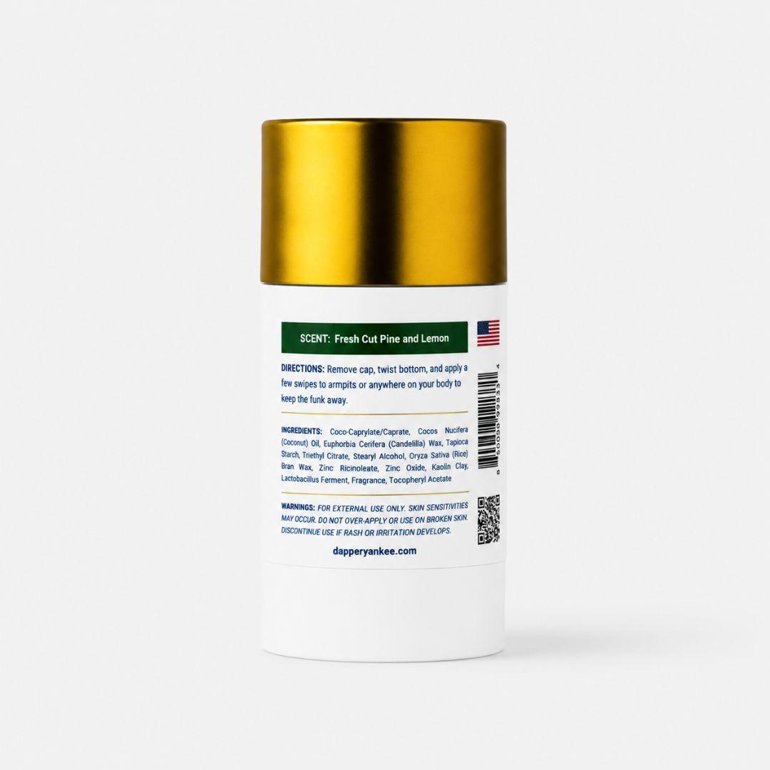 Sierra Pine natural deodorant Dapper Yankee