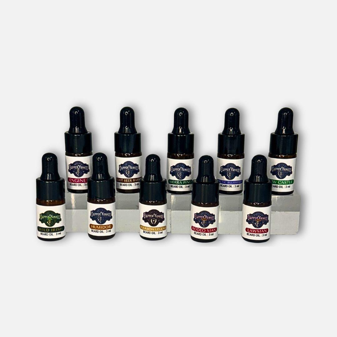 beard oil sample pack - dapper yankee