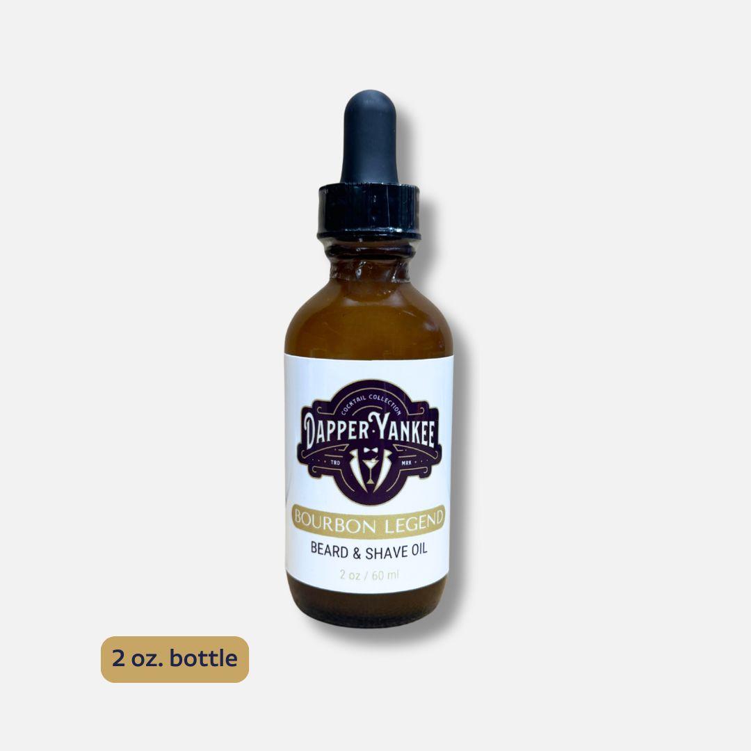 bourbon legend beard oil dapper yankee