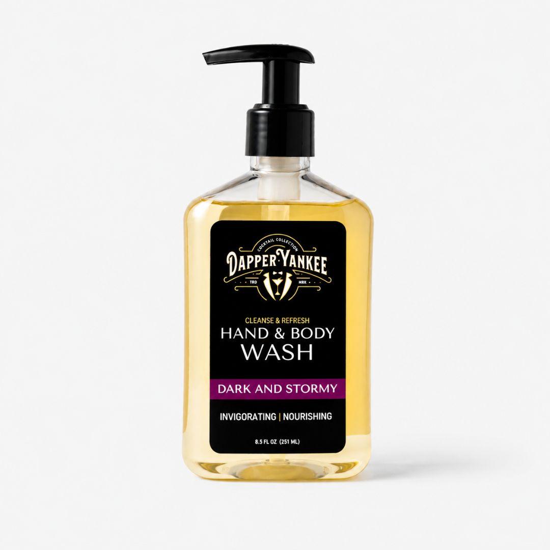 dark and stormy hand body wash - dapper yankee
