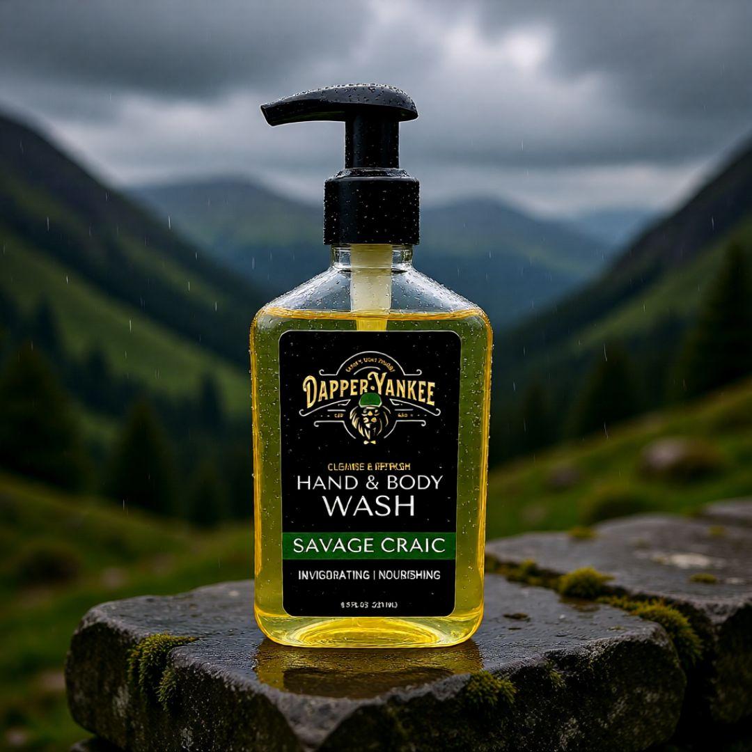 savage craic body wash - dapper yankee