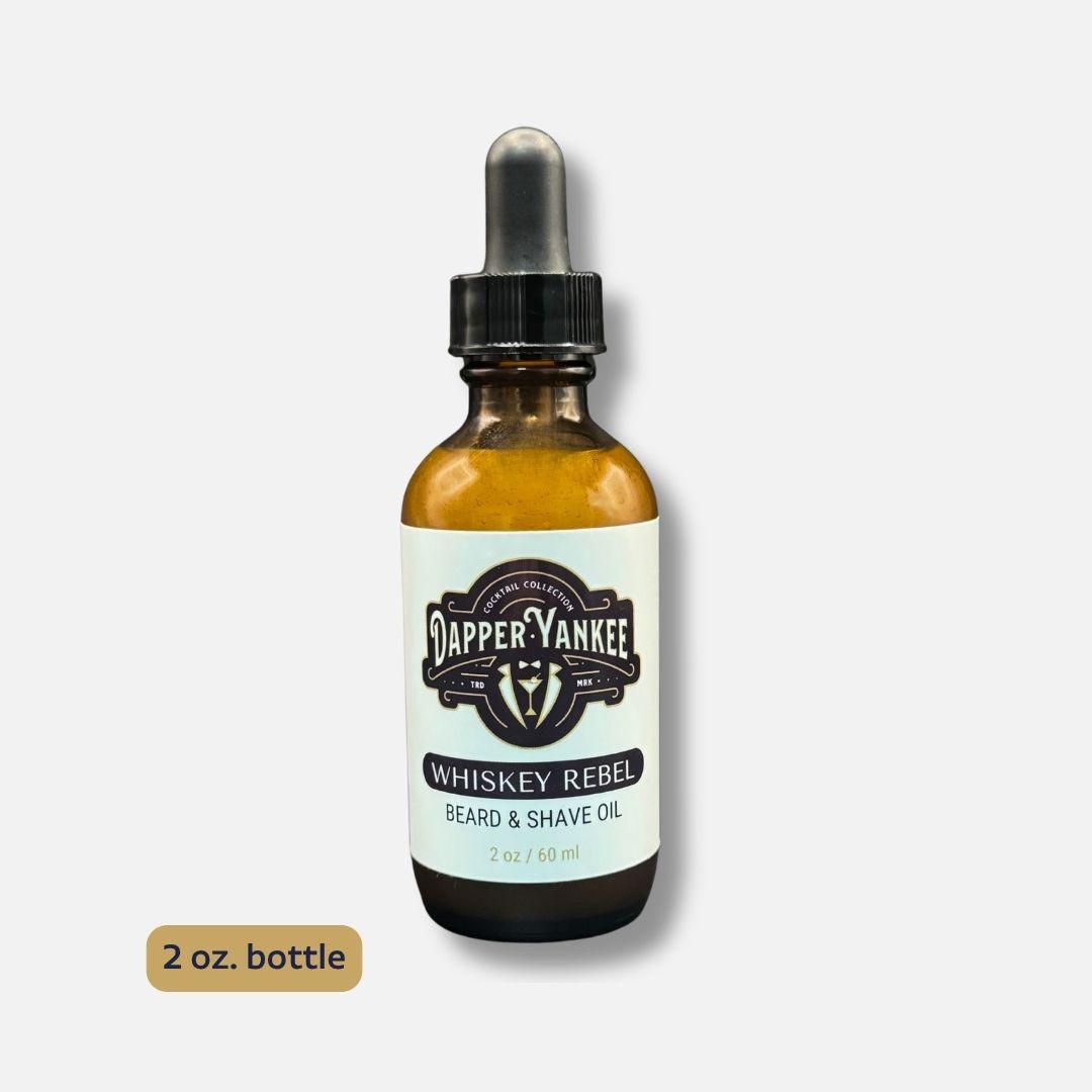 whiskey rebel beard oil dapper yankee