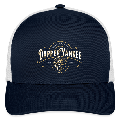Dapper Yankee Logo Cap - navy/white