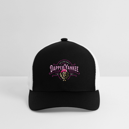 Player Logo Fitted Cap - black/white