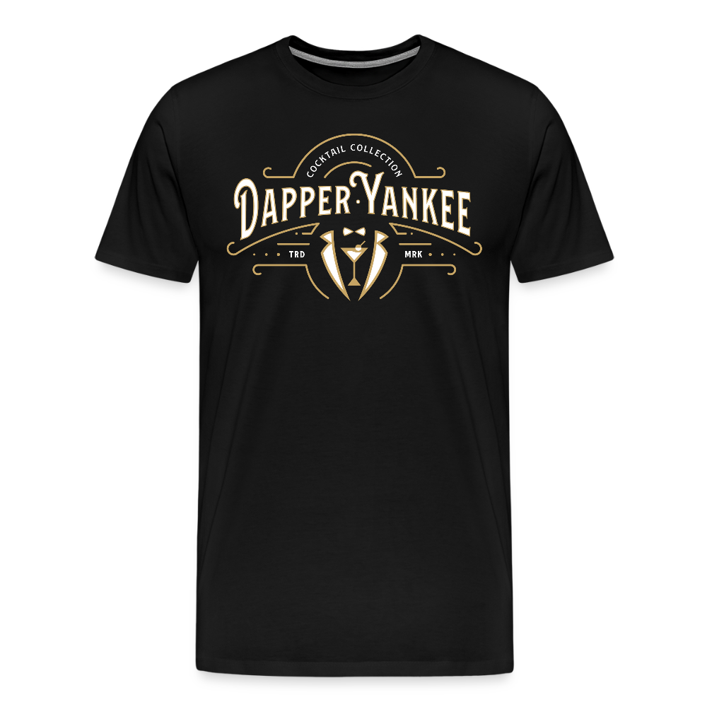 Dapper Yankee Cocktail Collection Men's Premium T-Shirt - black
