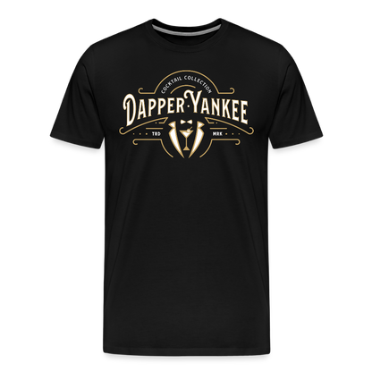 Dapper Yankee Cocktail Collection Men's Premium T-Shirt - black