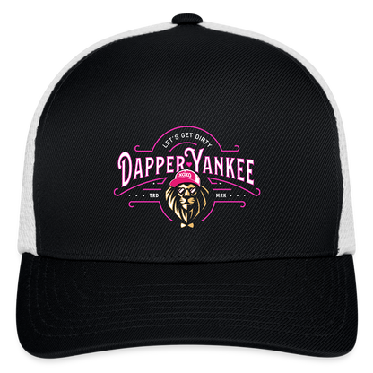 Player Logo Fitted Cap - black/white