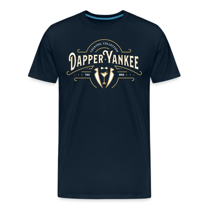 Dapper Yankee Cocktail Collection Men's Premium T-Shirt - deep navy