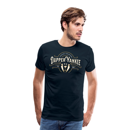 Dapper Yankee Cocktail Collection Men's Premium T-Shirt - deep navy