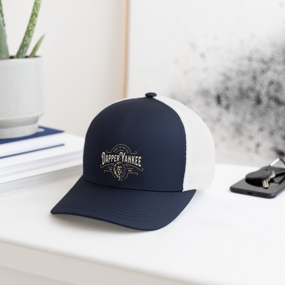 Dapper Yankee Logo Cap - navy/white