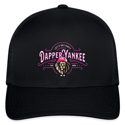 Player Logo Fitted Cap - black