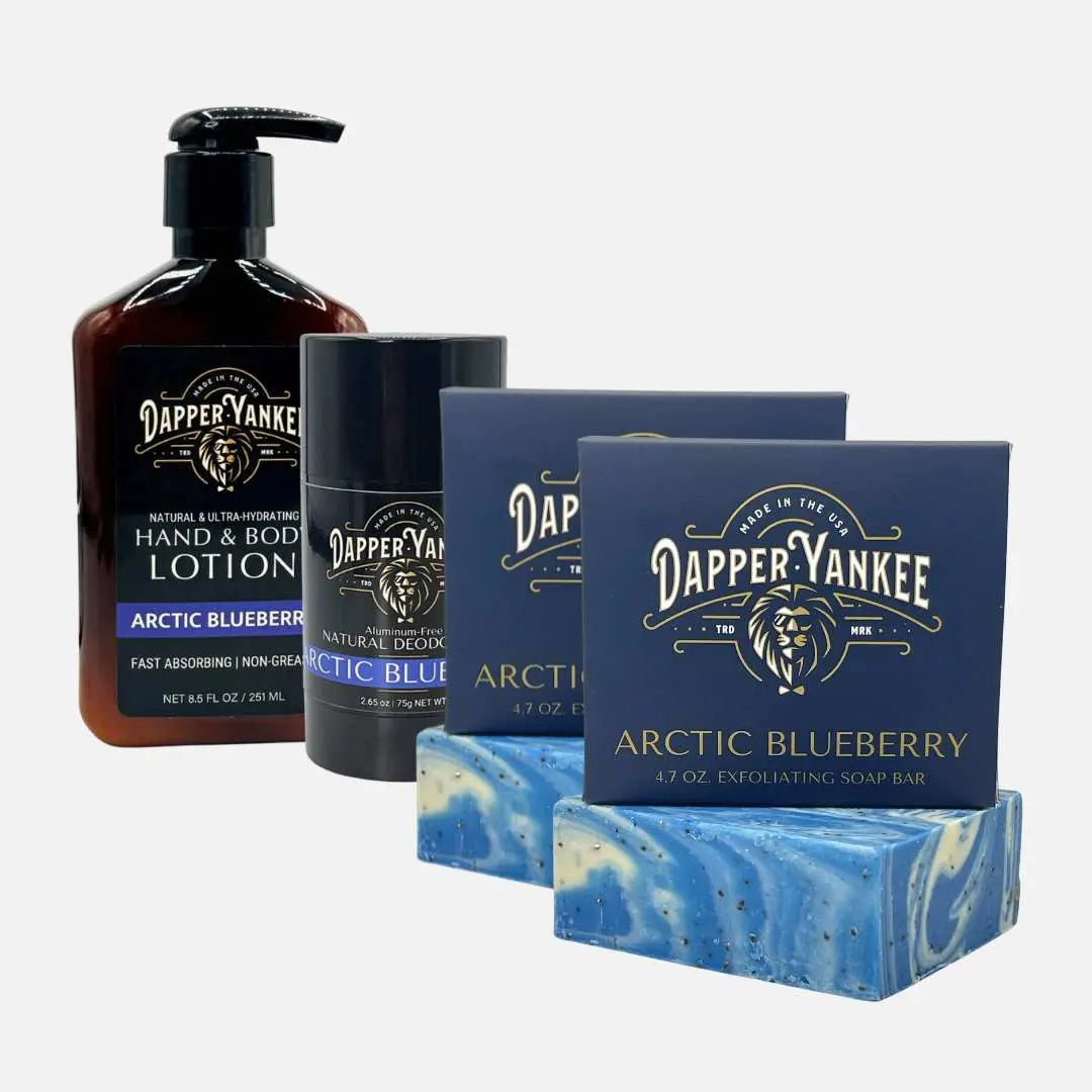 Arctic Blueberry Soap, Deodorant, and Lotion Set - Dapper Yankee