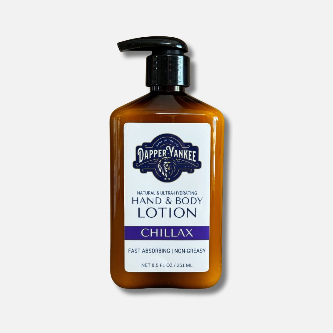 chillax moisturizing lotion dapper yankee