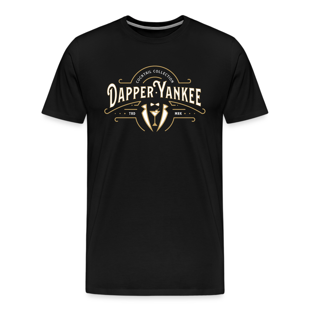 Dapper Yankee Cocktail Collection Men's Premium T-Shirt - black