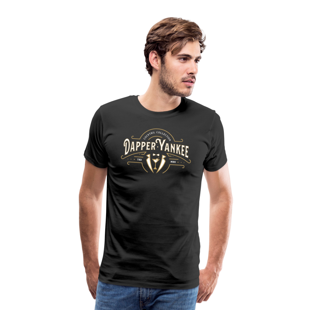 Dapper Yankee Cocktail Collection Men's Premium T-Shirt - black