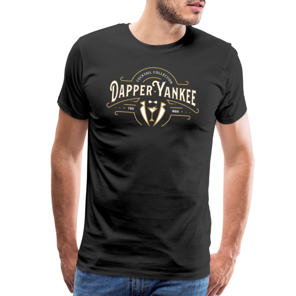 Dapper Yankee Cocktail Collection Men's Premium T-Shirt - black