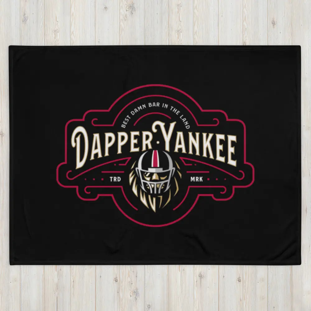 Dapper Yankee Game Day Throw Blanket 