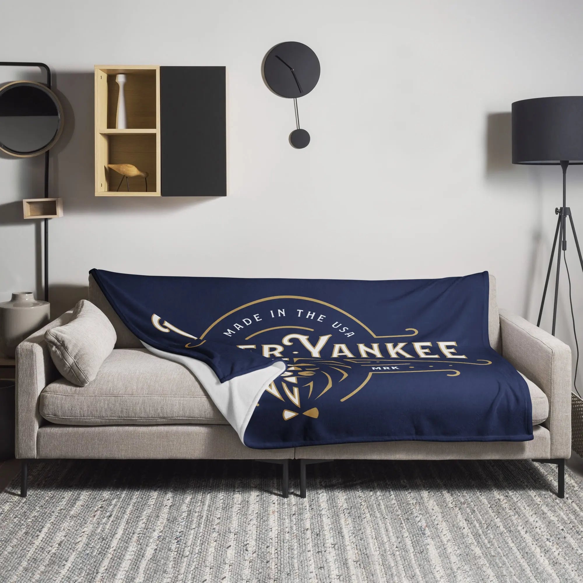 Dapper Yankee Throw Blanket Dapper Yankee