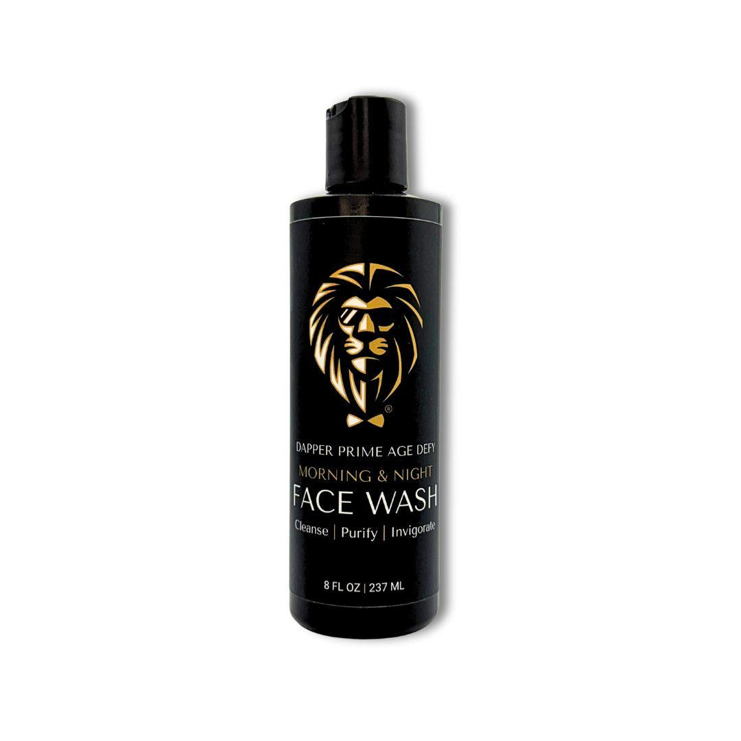 morning and night face wash - dapper yankee