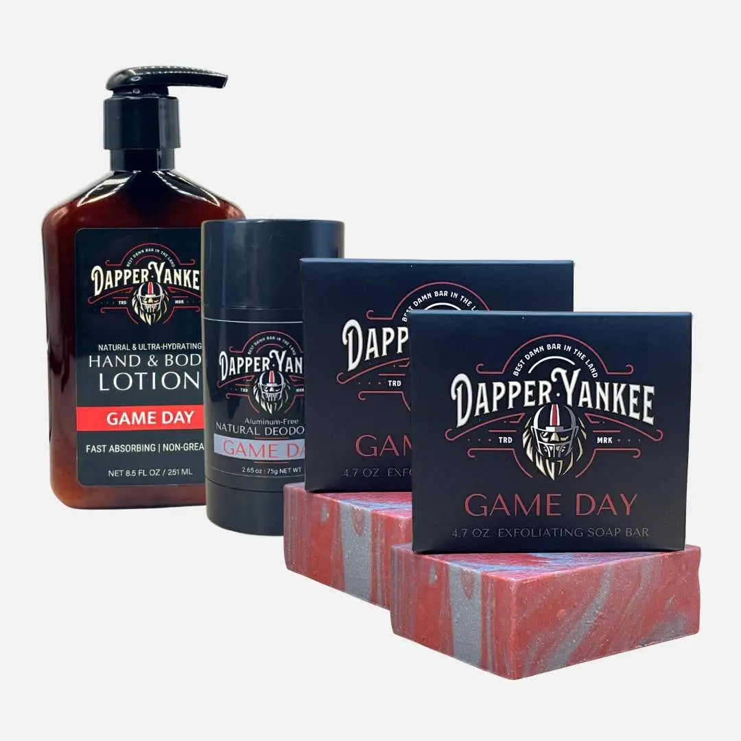 Game Day Soap, Deodorant, and Lotion Set - Dapper Yankee