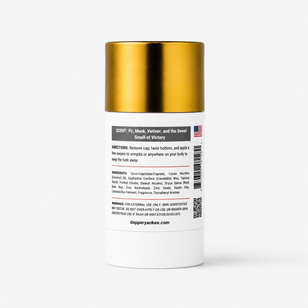 Game Day natural deodorant Dapper Yankee