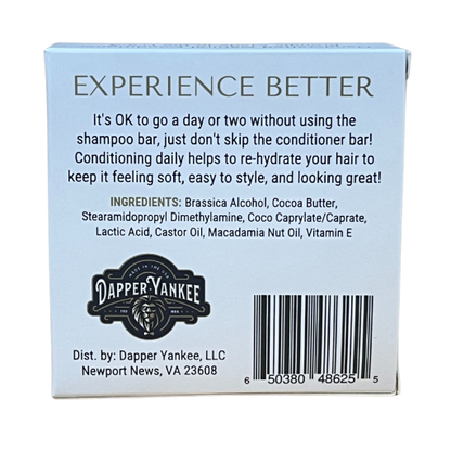 Hair Conditioner Bar - Unscented Dapper Yankee