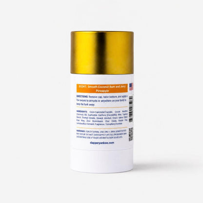 Lotta Colada natural deodorant Dapper Yankee