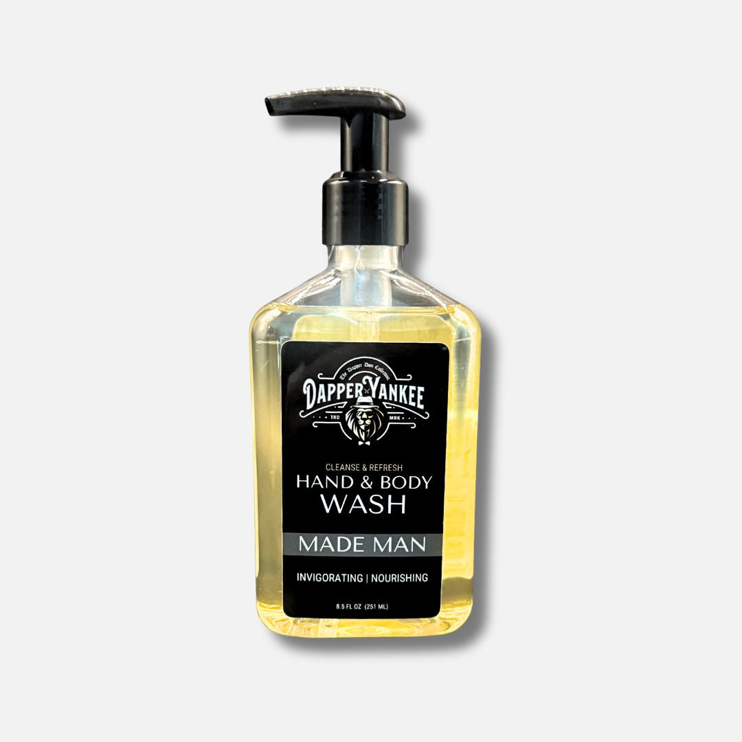 made man hand & body wash dapper yankee