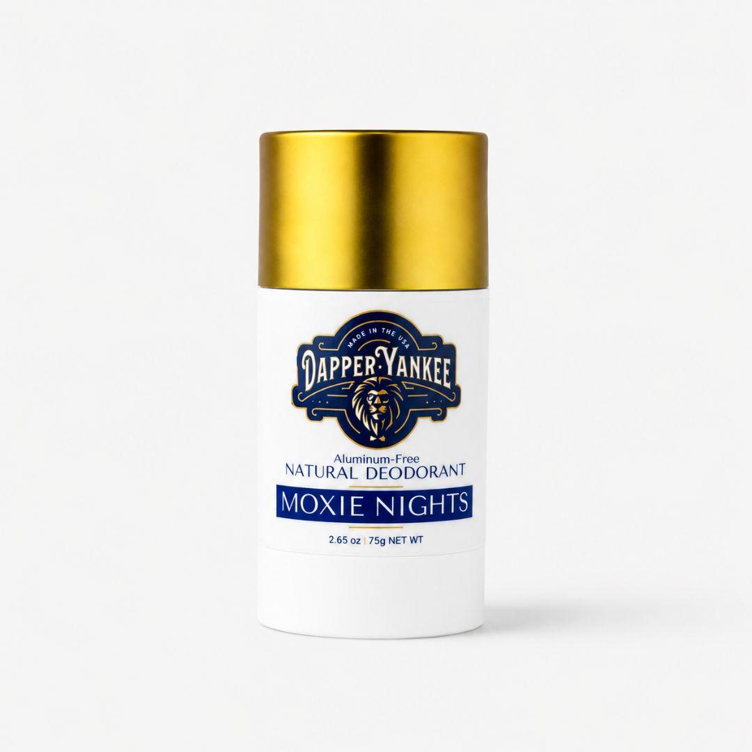 Moxie Nights natural deodorant Dapper Yankee