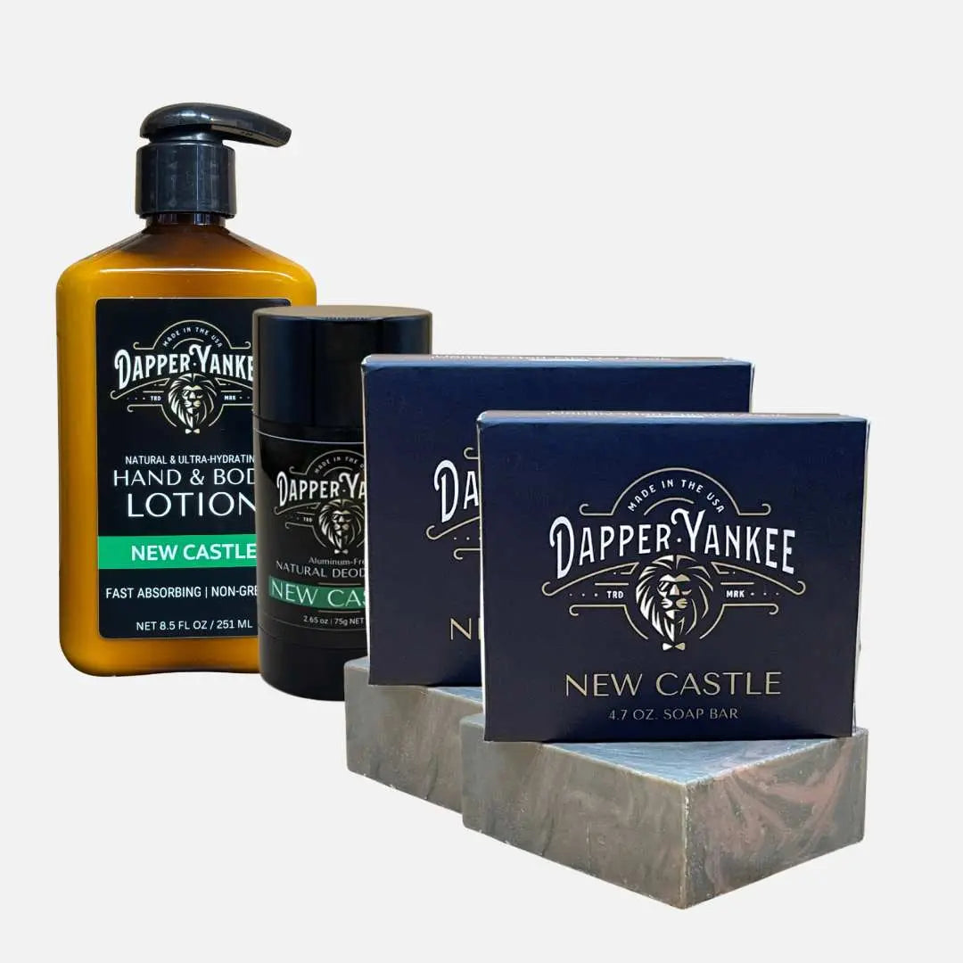 New Castle Soap, Deodorant, and Lotion Set - Dapper Yankee
