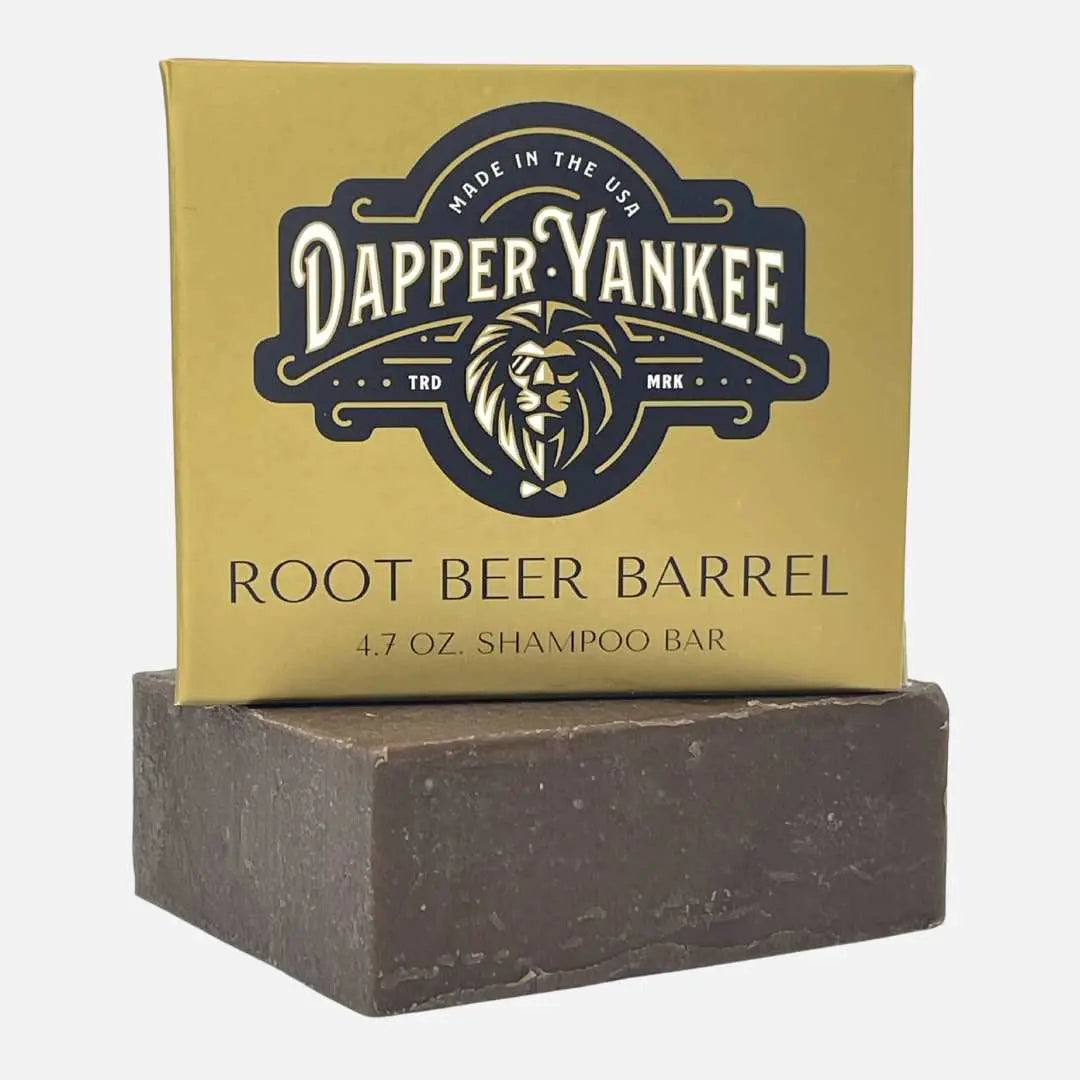 root beer barrel shampoo bar dapper yankee