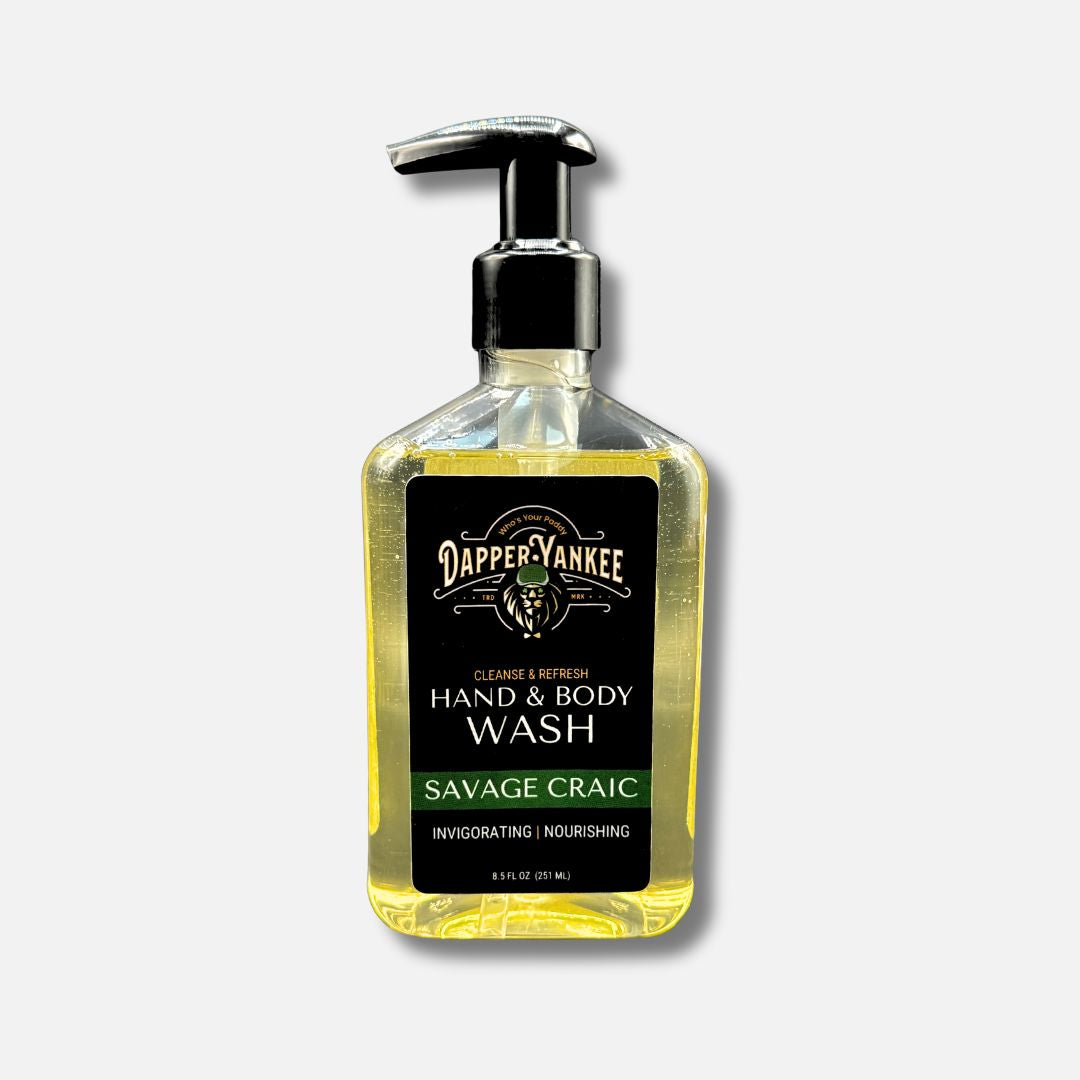 Savage Craic hand and body wash - Dapper Yankee