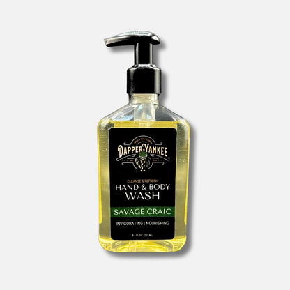 Savage Craic hand and body wash - Dapper Yankee