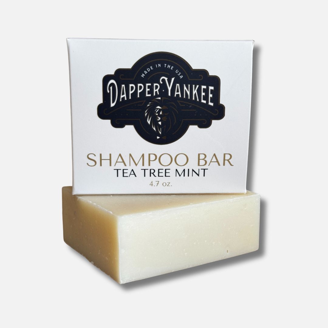 tea tree mint shampoo bar dapper yankee