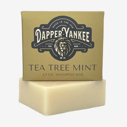 tea tree mint shampoo bar dapper yankee
