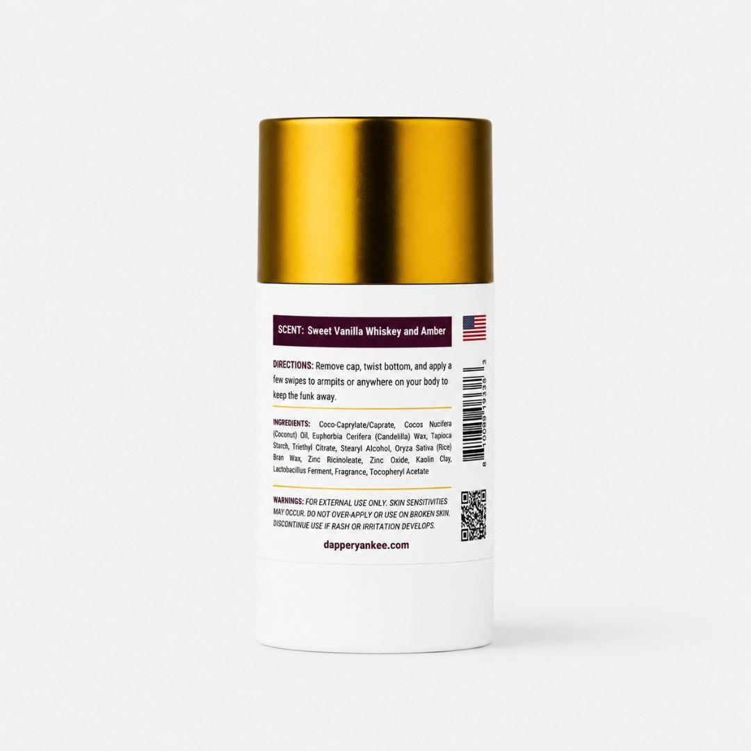 Whiskey Rebel natural deodorant Dapper Yankee