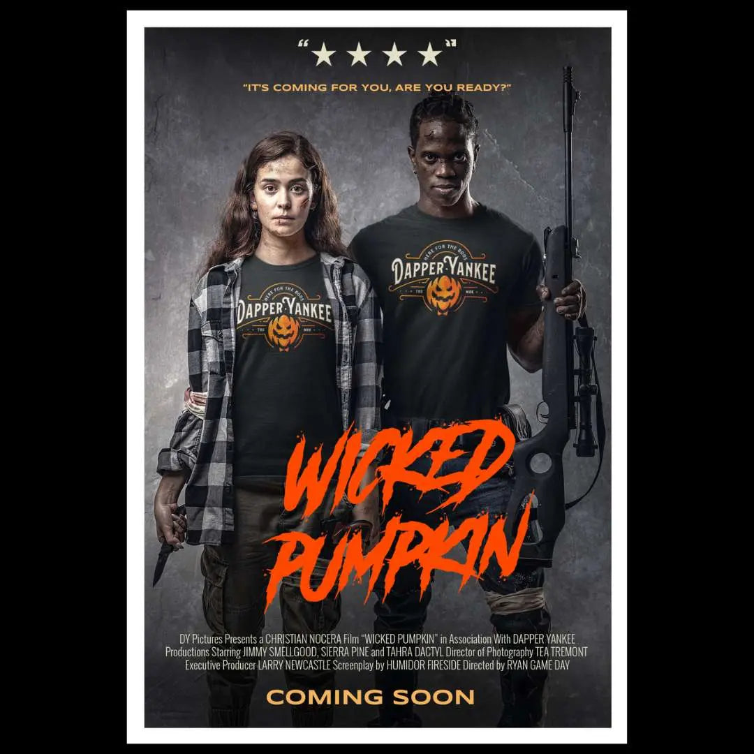 Wicked Pumpkin Men's Premium T-Shirt - Dapper Yankee