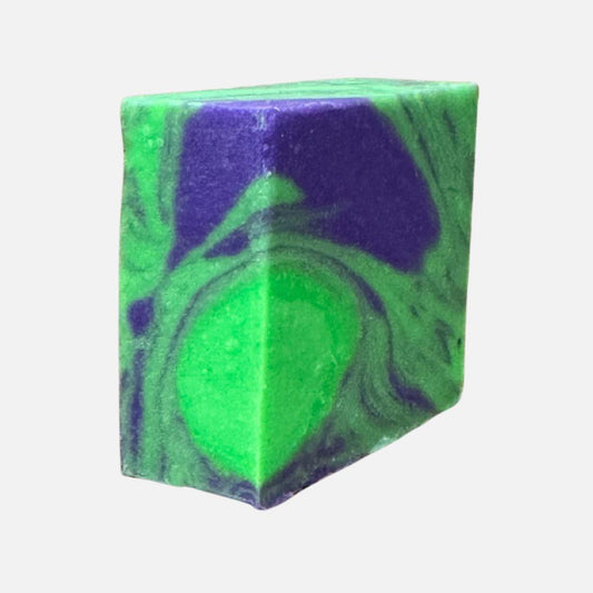 Autumn-themed Dapper Yankee bar soap in earthy colors, featuring fruity Halloween-inspired designs.