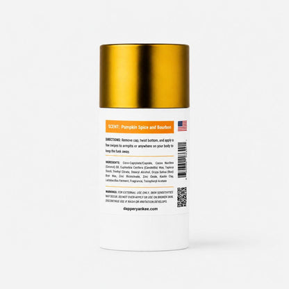 Wicked Pumpkin natural deodorant Dapper Yankee